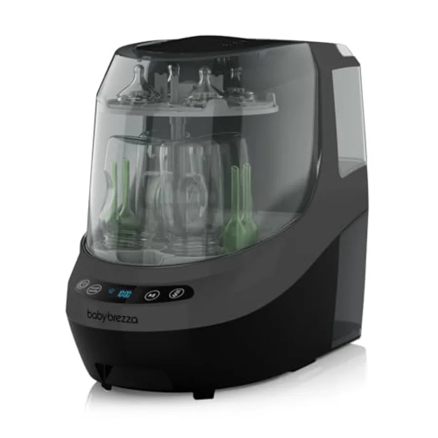 Baby Brezza Bottle Washer Pro by Nova Mart, all-in-one sterilizer and dryer for baby bottles and essentials, in a compact machine.