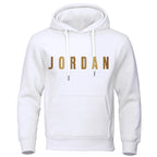 Men's knit polyester hooded sportswear hoodie from Nova Mart, casual pullover with a front pocket and adjustable drawstrings.