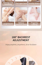 Nova Mart Shiatsu neck and back massager with heat, 3D kneading chair pad for soothing muscle relief and relaxation.