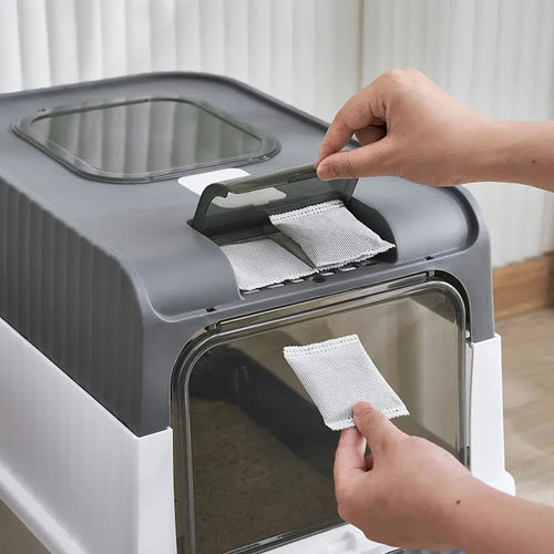 Fully Enclosed Cat Litter Box – Anti-Splash