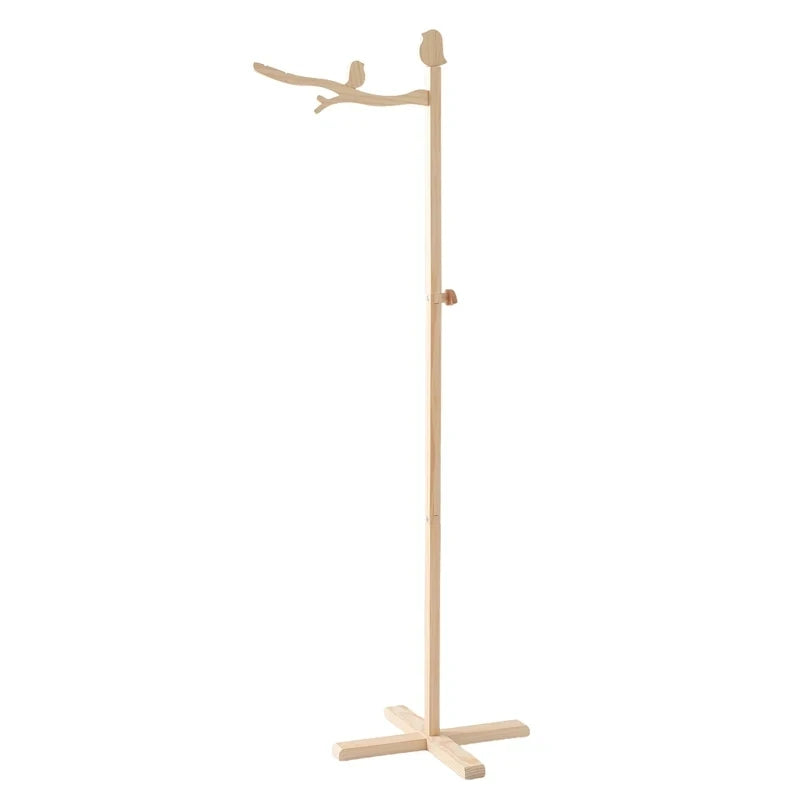 Wooden baby crib rattle toy with crochet bed bell bracket, suitable for infants 0-12 months, by Nova Mart.