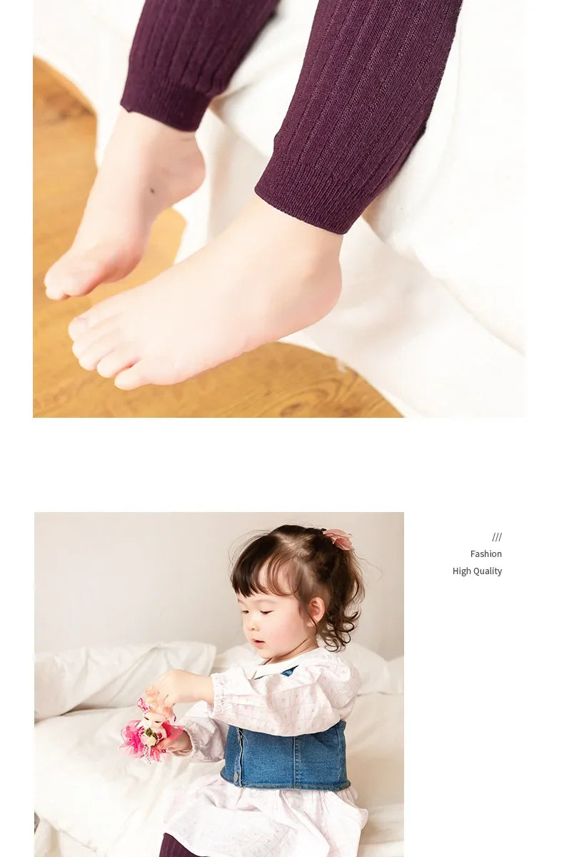 Toddler Baby Basic Ribbed Sweater and Leggings