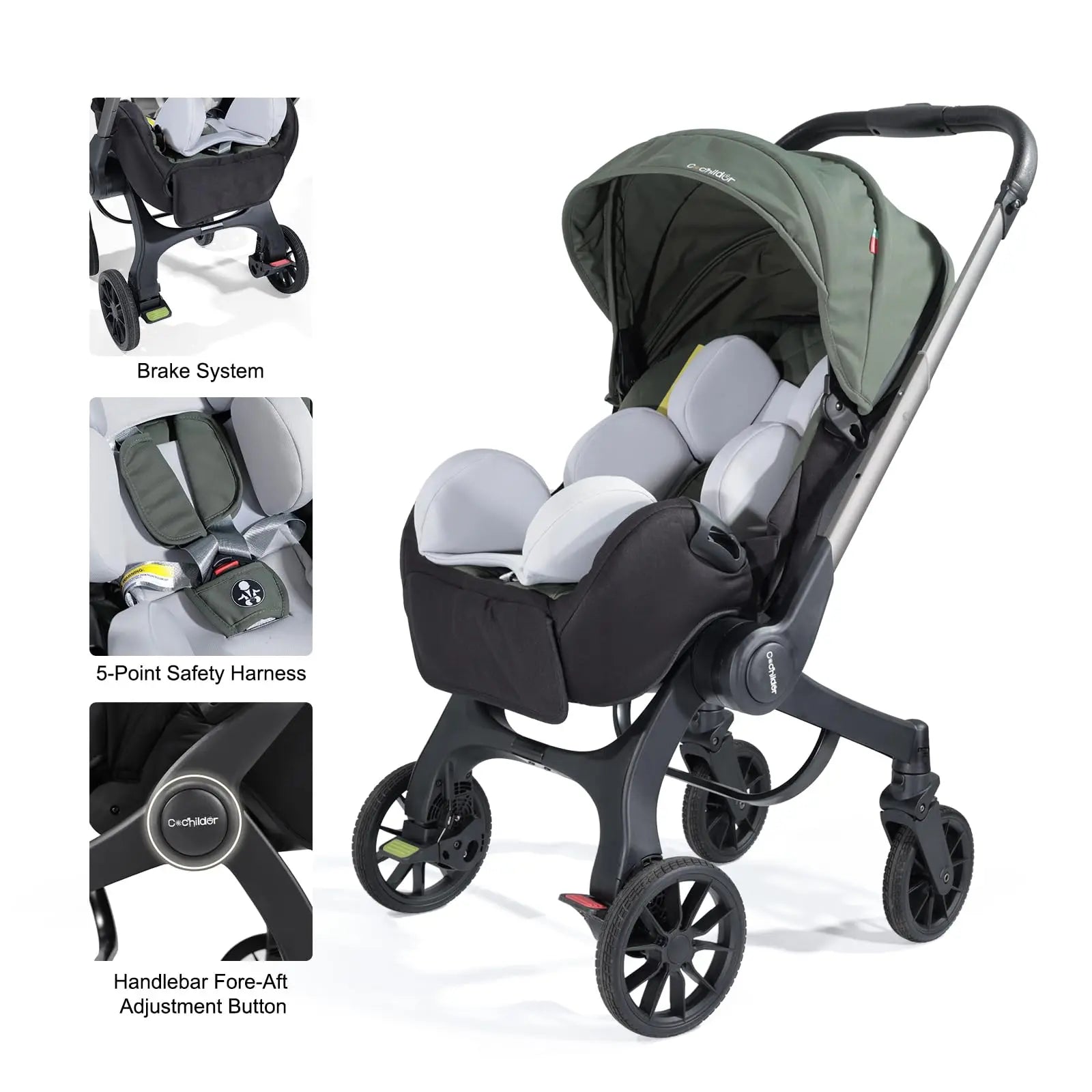 Camping cart with adjustable backrest