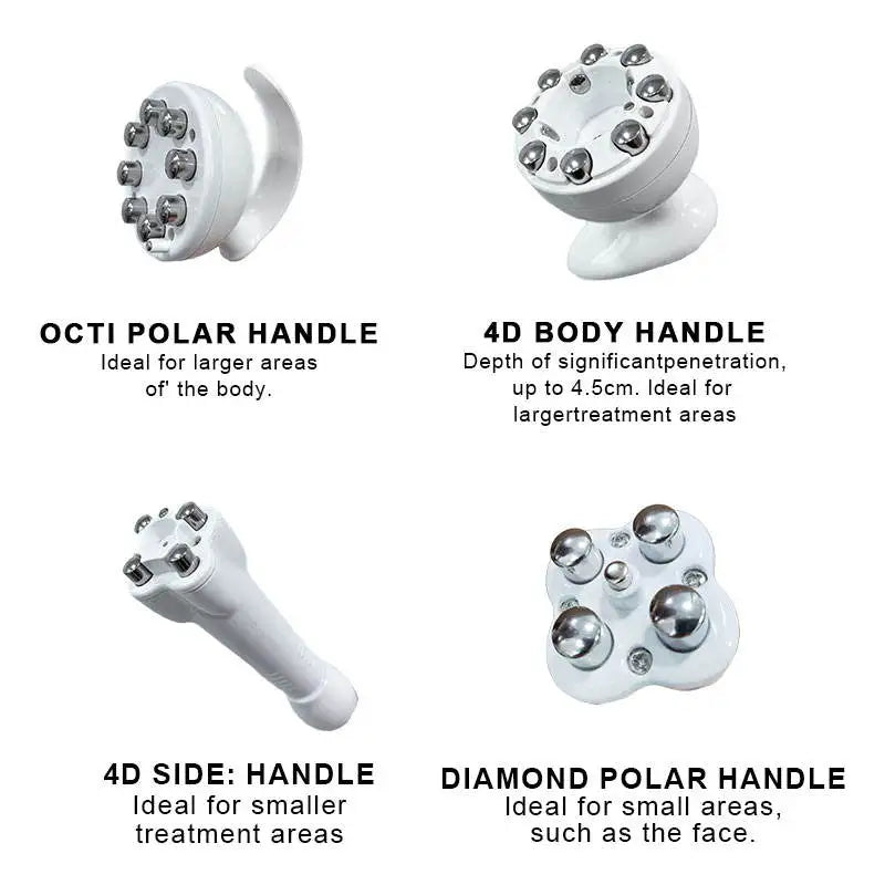 Nova Mart Venus Legacy cellulite treatment and skin lifting device showing a sleek, professional beauty device with control panel.