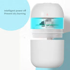 A compact, whisper-quiet 220ML USB Humidifier, emitting a gentle mist. Perfect for desks or bedrooms, enhancing air quality d