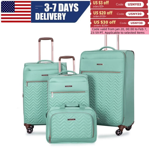 Travelhouse 4-Piece Softside – Expandable Spinner Wheels