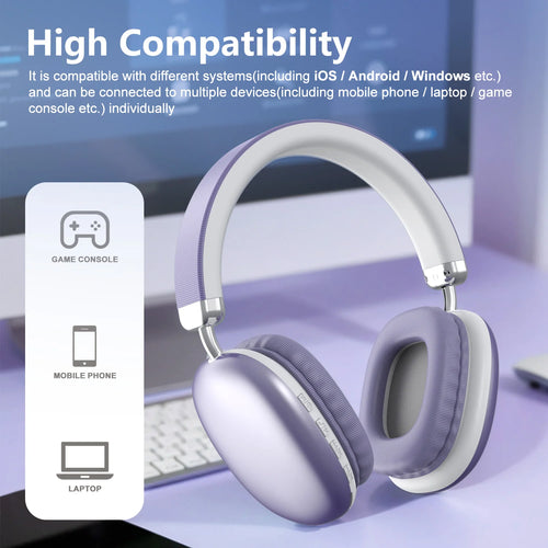 Wireless Bluetooth Headphones Over Ear – HiFi Sound
