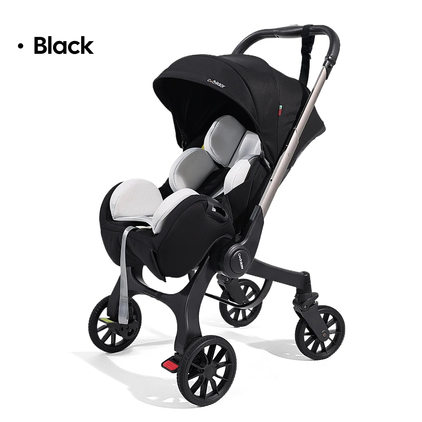 Multi-functional baby stroller with adjustable backrest