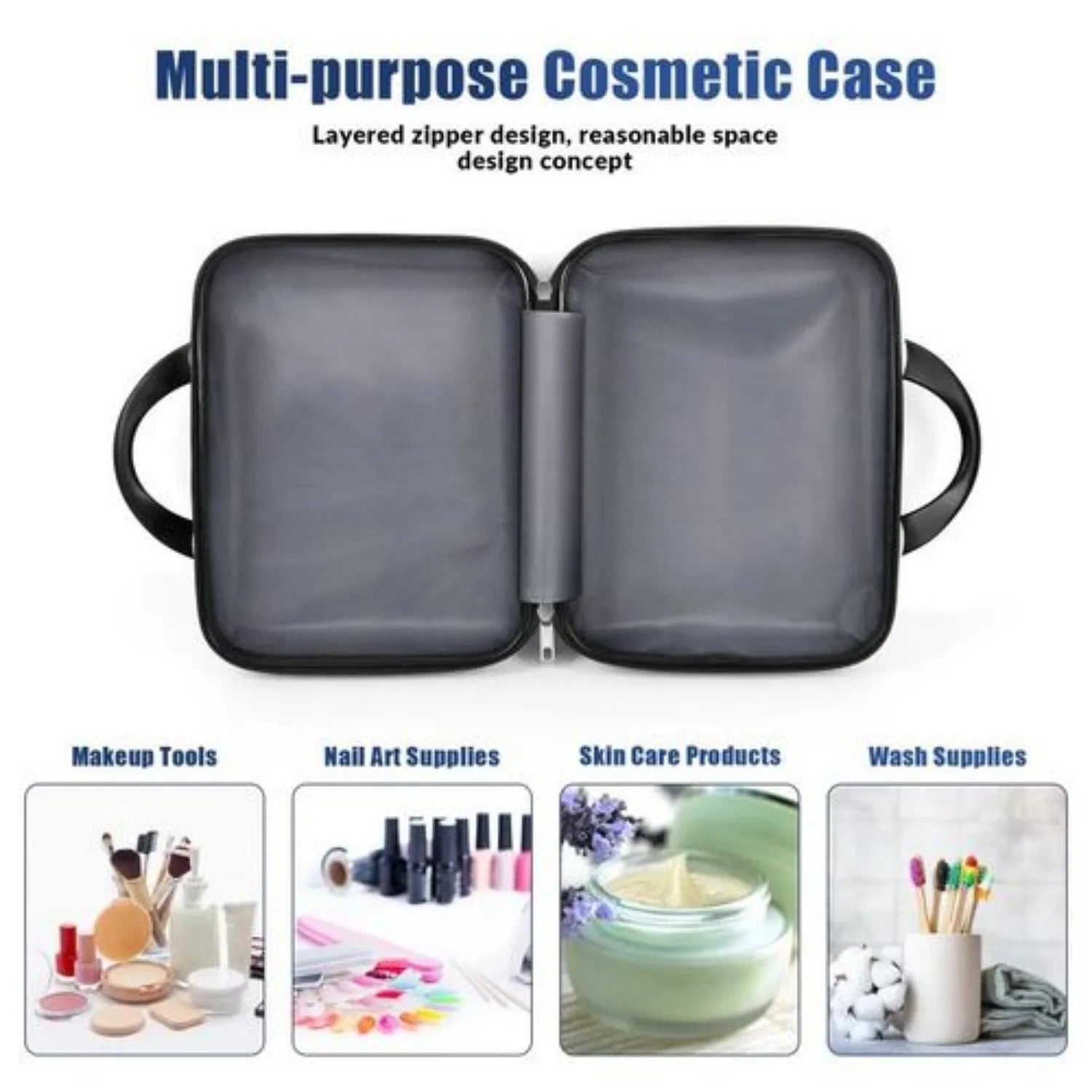 Two-piece Nova Mart hardshell luggage set with TSA locks, including 20-inch and 14-inch suitcases, featuring durable exterior and wheels.