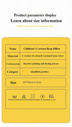 Baby sleep pillow by Nova Mart featuring soft cotton fabric with cartoon design, removable and washable for comfortable sleep.