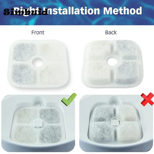6/12pcs Replacement Activated Carbon – Triple-Layer Filtration