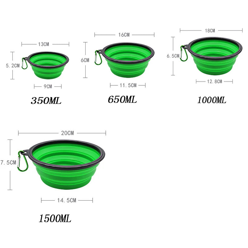 Folding Portable Silicone Dog Feeder – Travel - Image 6
