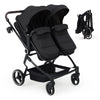 Double Stroller for newborn and toddler tandem