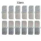 Advanced Cat Water Fountain Filter from the 12-pack. Close-up shows multi-layer filtration with activated carbon for clean pe