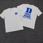Men's Duke North Carolina basketball T-shirt by Nova Mart, short sleeve, casual men's fashion shirt with team logo and design.