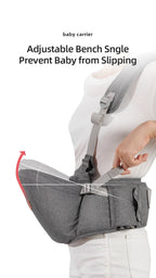 Sunveno adjustable one-shoulder baby carrier by Nova Mart, showing soft fabric and ergonomic design for comfortable baby carrying.