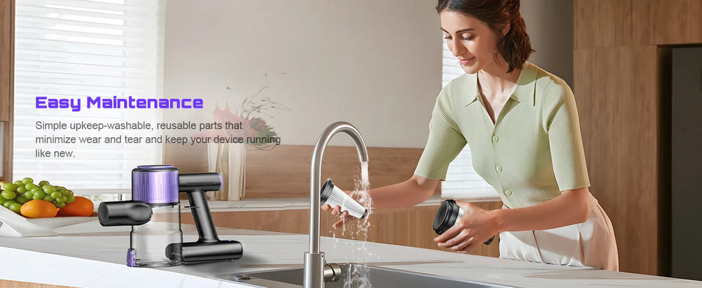 Nova Mart 10-in-1 cordless stick vacuum cleaner with 55Kpa suction and 500W power, showcased with attachments on a hardwood floor.