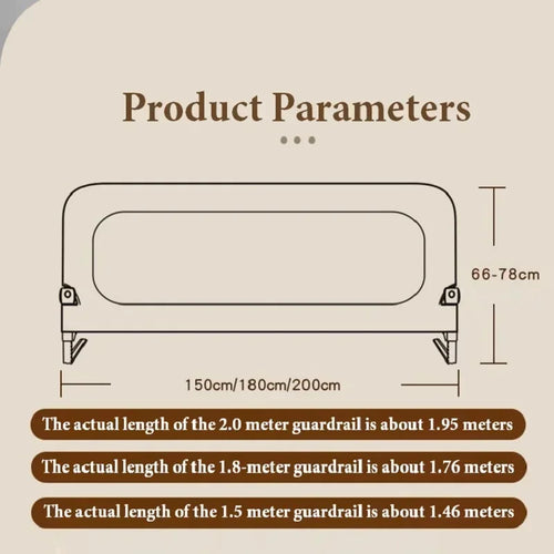 IMBABY Baby Bed Rail Guard – Anti-Fall
