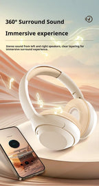 Wireless gaming headphones by Nova Mart with 360° surround sound, deep bass, HD mic, and comfortable ear cushions.