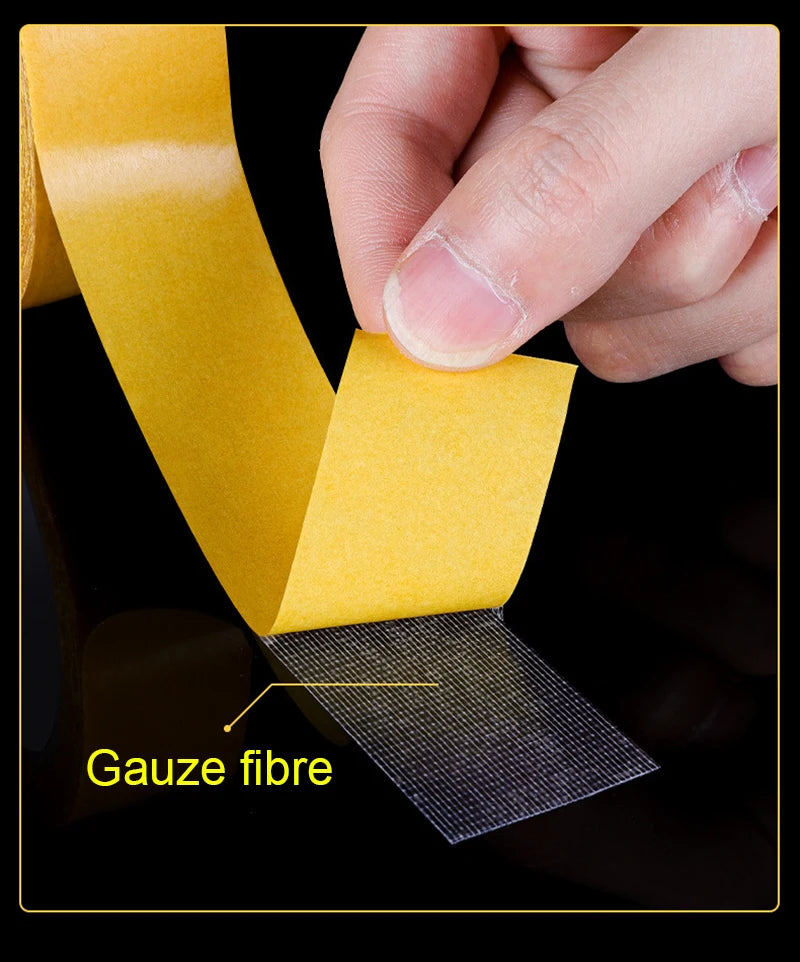 Ruban adhésif Double face à Fixation Super fin et solide, maille translucide robuste, étanche, sans trace, grille puissante 2030 - Image 11