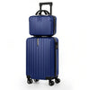 Nova Mart 2-piece hardshell luggage set with TSA locks, including 20-inch and 14-inch suitcases for travel and storage.