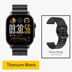 Realme Watch 5 smart watch with 1.97-inch AMOLED display, GPS, and IP68 water resistance, shown on a wrist.