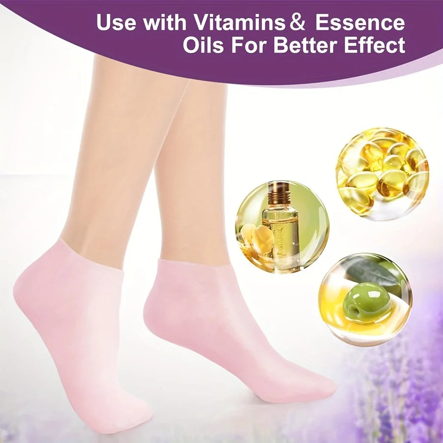 Silicone Gel Socks – Silicone Gel 1 Pair - Image 3