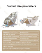 Nova Mart 4D SL-Track Zero Gravity Full Body Massage Chair with sleek design and advanced massage features.