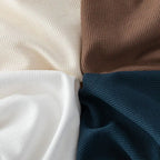 Unisex waffle knit T-shirt in solid color, casual and loose-fit, by Nova Mart, suitable for men's fashion.