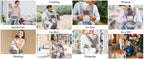 Baby carrier by Nova Mart for newborns to toddlers with hood, suitable for all seasons, shown in the image.
