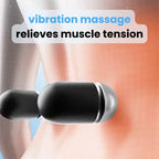 Nova Mart 3-in-1 back massager with heat and vibration for back pain relief, showing ergonomic design and control panel.