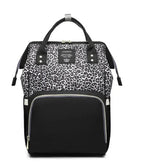 Large capacity Lequeen mummy diaper bag backpack by Nova Mart with multiple compartments for travel and baby essentials.