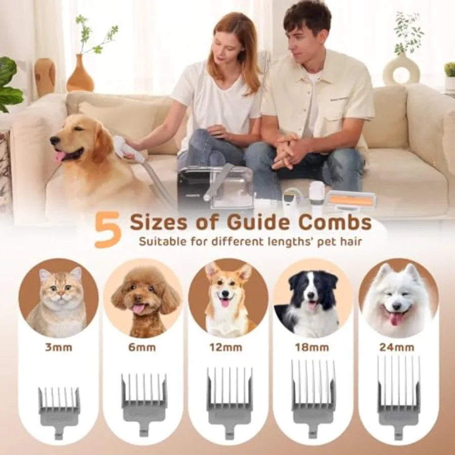 Dog Grooming Vacuum Kit – 7 Tools 3L - Image 3