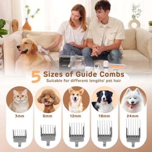 Dog Grooming Kit – 3L Powerful Suction