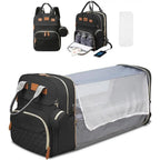 RsenFremior Large Diaper Bag with Changing Station, Foldable Diaper Bag Backpack with Bed ,Diaper Bag with Insulated Pockets - Image 10