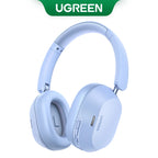 UGREEN Max5c ANC headphones with LDAC Hi-Res audio, over-ear design, and 75-hour battery life, shown in black with ear cushions
