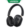 UGREEN Max5c ANC headphones with LDAC Hi-Res audio, black over-ear design, and 75-hour battery life for immersive listening.