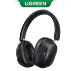 UGREEN Max5c ANC headphones with LDAC Hi-Res audio, black over-ear design, and 75-hour battery life for immersive listening.