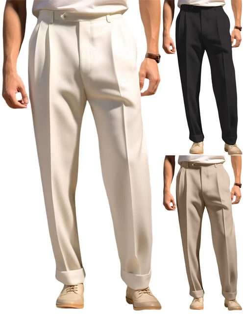 Men's Formal Dress Pants – Slim Fit Tailored Cut
