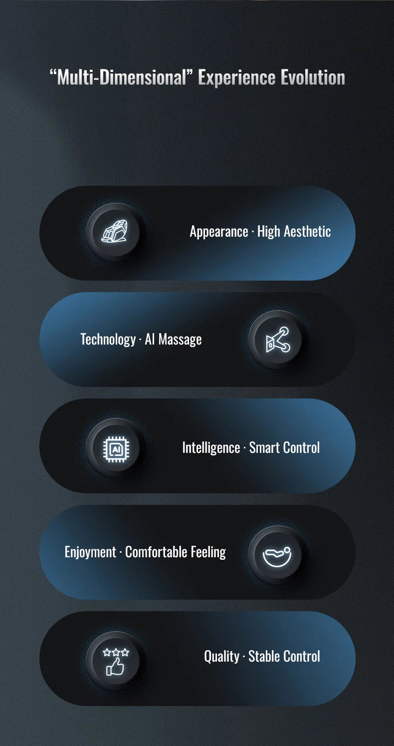 Nova Mart 4D Zero Gravity Massage Chair with voice control and Bluetooth, featuring a sleek design and padded armrests.
