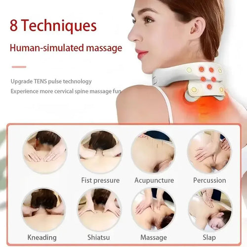 Smart Back & Neck Massager – Cervical Pain Relief