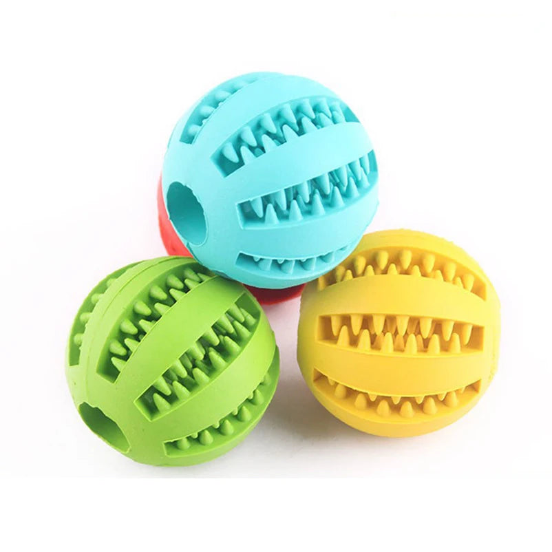 Pet toy Leaky food ball dog play exercise watermelon natural rubber leaky food cleaner teeth grinding elastic toy - Image 3