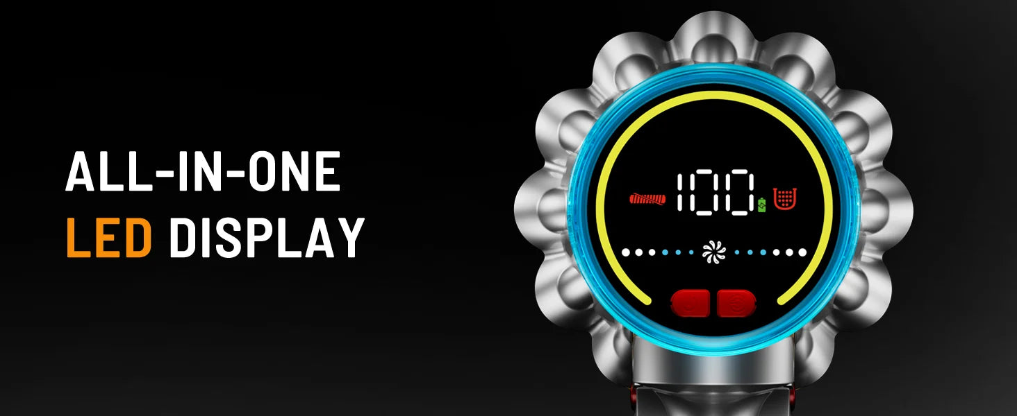 Nova Mart VAKERR X15 Pro cordless vacuum cleaner with 65Kpa suction, 650W power, and 70-minute runtime, shown in the image.