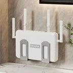 Wall-Mounted Router Set-Top Box Organizer with Adjustable Bracket, Multi-Purpose Cable Management Shelf for WiFi Devices Storage - Image 2