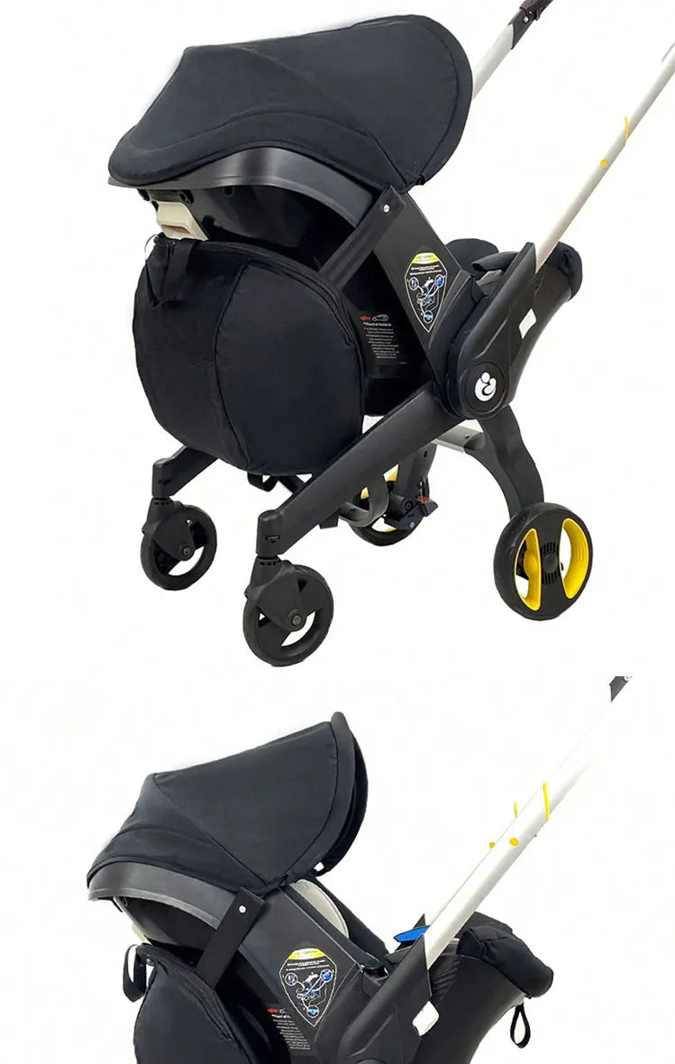 Nova Mart Doona & FooFoo stroller storage bag, 3-in-1 travel knapsack with multiple compartments for stroller accessories.