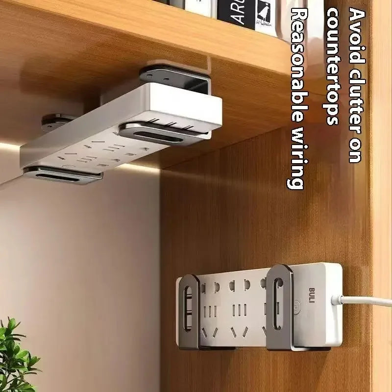 Wall-Mounted Router Set-Top Box Organizer with Adjustable Bracket, Multi-Purpose Cable Management Shelf for WiFi Devices Storage - Image 3