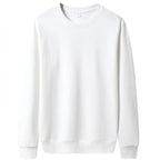 Men's solid color casual hoodie from Nova Mart, autumn streetwear pullover with a comfortable fit and simple design.