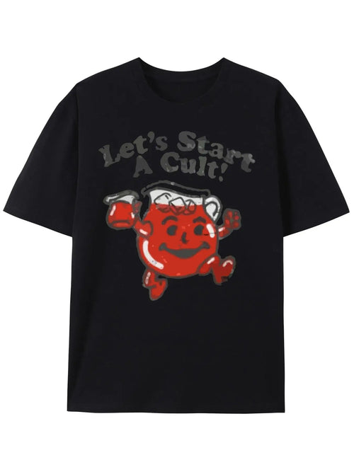 Men's Y2K Street T-Shirt – Retro Letter