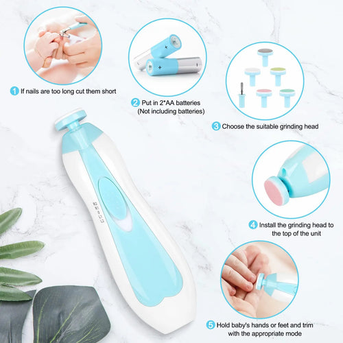 Baby Electric Nail Trimmer – Gentle Trimming
