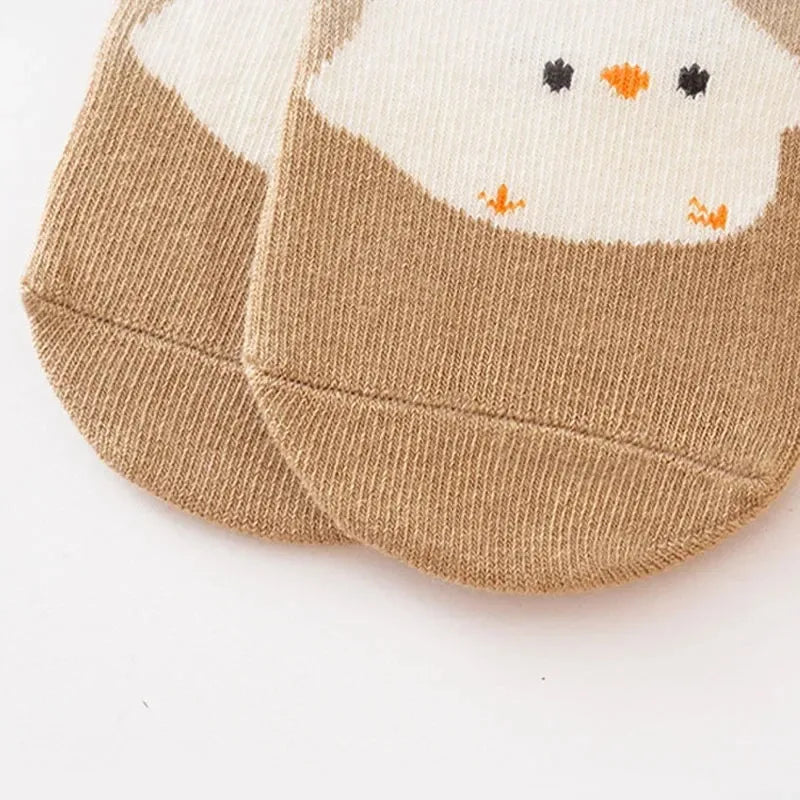 Homefish 6 Pairs Kids Non-Slip Socks – Cute Cartoon M L - Image 10